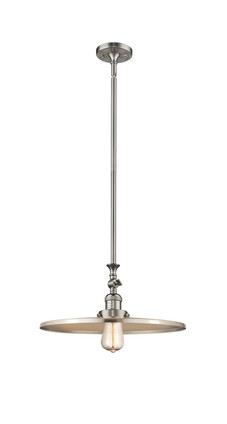 Innovations - 206-SN-MFR-SN-16 - One Light Mini Pendant - Franklin Restoration - Brushed Satin Nickel