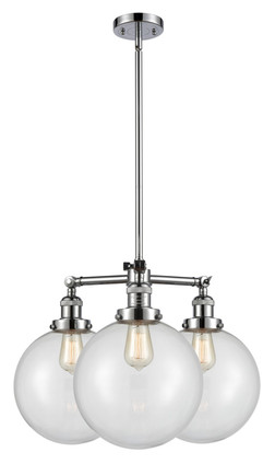 Innovations - 207-PC-G202-10-LED - LED Chandelier - Franklin Restoration - Polished Chrome