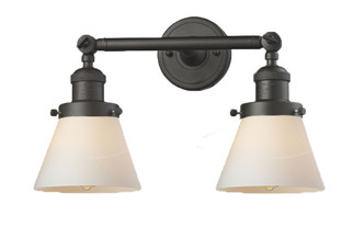 manufacturer_finish:Oil Rubbed Bronze|manufacturer_glass:Matte White Cased Small Cone|light_output:220.00lm|color_temperature:2200K|cri:99