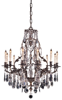 Metropolitan - N950201 - 12 Light Chandelier - Crystal - Oxidized Brass