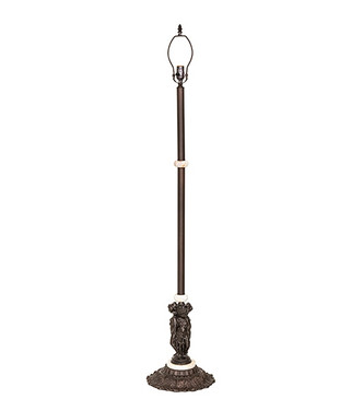 Meyda Tiffany - 10078 - One Light Floor Base - Three Graces - Mahogany Bronze