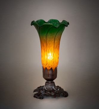 Amber/Green One Light Mini Lamp (10214)