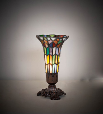 Stained Glass Pond Lily Mini Lamp (10225)