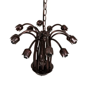 Pond Lily 12 Light Chandelier Hardware (10335)