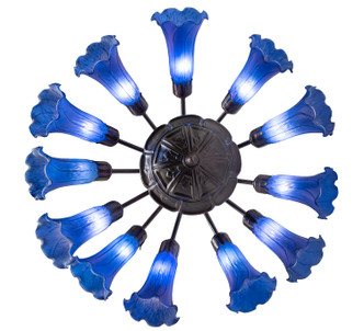 Blue 12 Light Chandelier (10336)