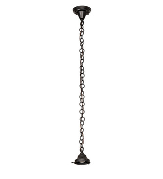Meyda Tiffany - 104069 - One Light Schoolhouse Hardware - Revival - Craftsman Brown