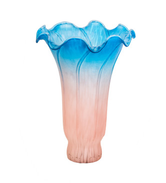 Pink/Blue Pond Lily Shade (10692)