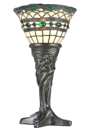 Meyda Tiffany - 108936 - One Light Mini Lamp - Tiffany Roman - Mahogany Bronze
