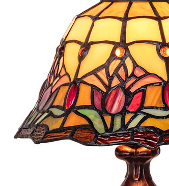 Colonial Tulip One Light Accent Lamp (112093)
