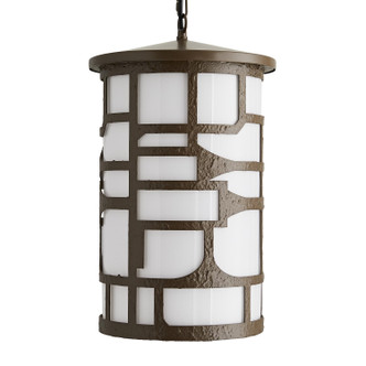 Arteriors - 49223 - Three Light Outdoor Pendant - Shani - Aged Brass