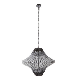Arteriors - 85028 - Three Light Chandelier - Paradisa - Black and Gray Ombre