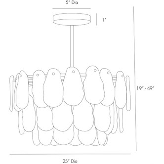 Leon Three Light Chandelier (89454) Leon Three Light Chandelier (89454)