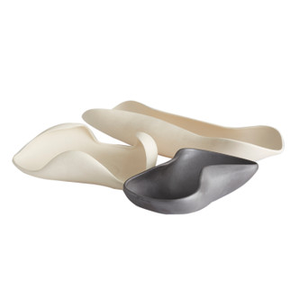 Arteriors - DA1001 - Trays Set of 3 - Rolls - Matte Black Arteriors - DA1001 - Trays Set of 3 - Rolls - Matte Black