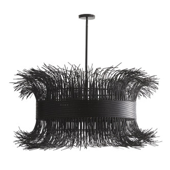 Arteriors - DK89926 - Six Light Chandelier - Filamento - Black Arteriors - DK89926 - Six Light Chandelier - Filamento - Black