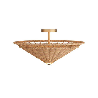 Arteriors - GCDFS01 - Flush Mount - Terrace - Natural Rattan