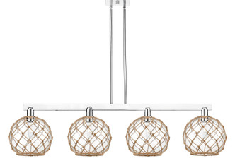 Innovations - 716-4I-PC-G122-10RB - Four Light Island Pendant - Arcadia - Polished Chrome