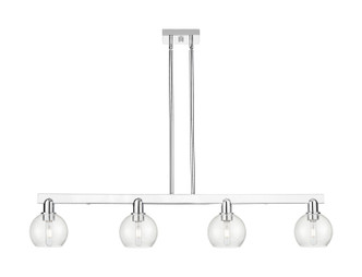 Innovations - 716-4I-PC-G124-6 - Four Light Island Pendant - Arcadia - Polished Chrome