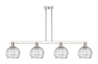 Innovations - 716-4I-PN-G1213-8CL - Four Light Island Pendant - Arcadia - Polished Nickel