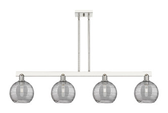 Innovations - 716-4I-PN-G1213-8SM - Four Light Island Pendant - Arcadia - Polished Nickel