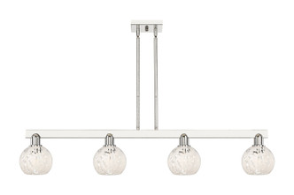 Innovations - 716-4I-PN-G1216-6WM - Four Light Island Pendant - Arcadia - Polished Nickel