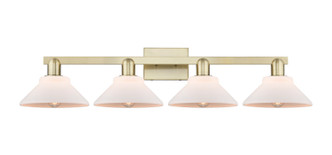 Innovations - 716-4W-AB-G131 - Four Light Bath Vanity - Arcadia - Antique Brass