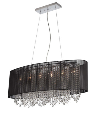 Beverly Dr. Six Light Dual Sconce (HF1503-BLK)