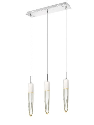 Avenue Lighting - HF1900-3-AP-CH-C - LED Pendant - Aspen - Polished Chrome
