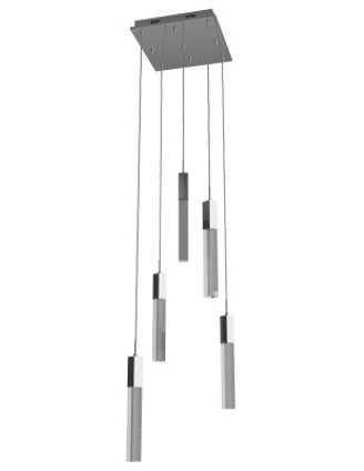 Avenue Lighting - HF1900-5-GL-CH-SNW - LED Pendant - The Original Glacier - Polished Chrome