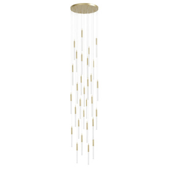 Avenue Lighting - HF2031-SNW-BB - LED Pendant - Main St. - Brushed Brass