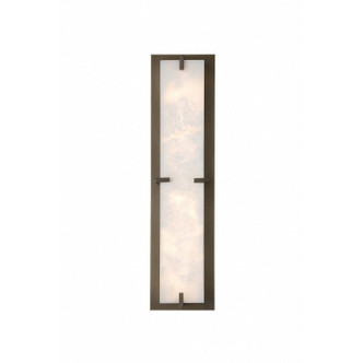 Avenue Lighting - HF2930-AB - LED Wall Sconce - Sedona - Alabaster / Aged Brass