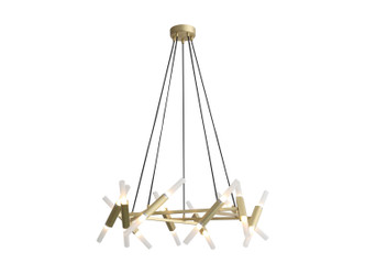 Avenue Lighting - HF6020-BB - LED Chandelier - Manhattan Ave. - Brushed Brass Avenue Lighting - HF6020-BB - LED Chandelier - Manhattan Ave. - Brushed Brass