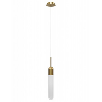 Avenue Lighting - HF7400-AB - One Light Pendant - Tribeca - Aged Brass