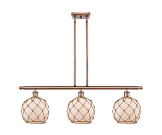 manufacturer_finish:Antique Copper|manufacturer_glass:White Glass with Brown Rope|light_output:220.00lm|color_temperature:2200K|cri:99