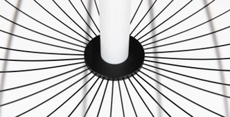 Sonoma Ave. One Light Pendant (HF8141-BB-WH)