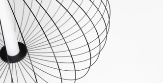 Sonoma Ave. One Light Pendant (HF8141-BB-WH)