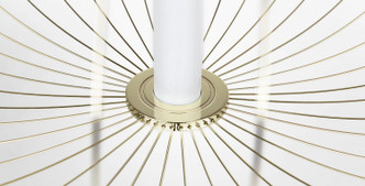 Sonoma Ave. One Light Pendant (HF8141-DBZ-CL)