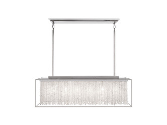 Avenue Lighting - HF9000-SLV - Six Light Chandelier - Soho - Polished Nickel Silver Finish / Moon Rock Gem Nuggets Avenue Lighting - HF9000-SLV - Six Light Chandelier - Soho - Polished Nickel Silver Finish / Moon Rock Gem Nuggets