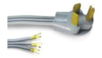 Westgate - DRY5 - Srdt 3C/10/3Awg W/ Fork Term. Pc (10-30P) 5Ft 40A 3Wire Dryer Cords 10 Pcs/Ctn