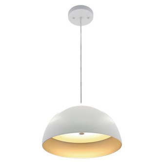 Westgate - LCFD-20-MCT5-WS - LED Pendant - White Finish With Silver Inside