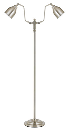 Cal Lighting - BO-2032FL-2L-BS - Two Light Floor Lamp - Pharmacy - Brushed Steel