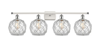 Innovations - 516-4W-WPC-G122-8RW-LED - LED Bath Vanity - Ballston - White Polished Chrome