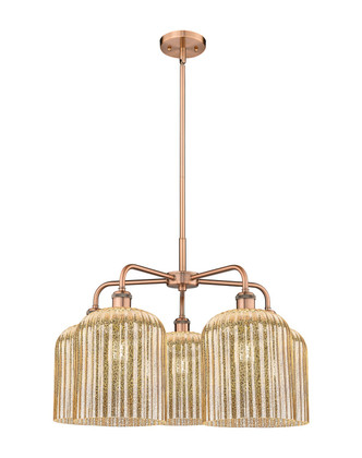 Innovations - 516-5CR-AC-G559-8ME - Five Light Chandelier - Ballston - Antique Copper