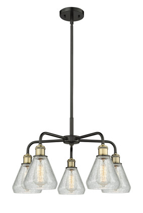 Innovations - 516-5CR-BAB-G275 - Five Light Chandelier - Downtown Urban - Black Antique Brass