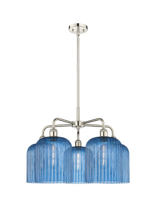 Innovations - 516-5CR-PN-G559-8BL - Five Light Chandelier - Ballston - Polished Nickel