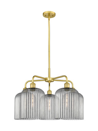 Innovations - 516-5CR-SG-G559-8SM - Five Light Chandelier - Ballston - Satin Gold