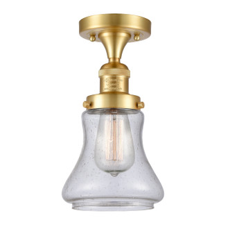 Innovations - 517-1CH-SG-G194-LED - LED Semi-Flush Mount - Franklin Restoration - Satin Gold