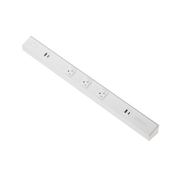 American Lighting - ATOM-120V-24-WH - Power Strip - White