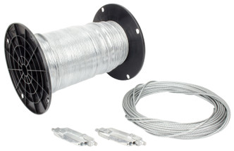 American Lighting - LS-CABLE-110 - 110' Cable Strut Kit - Light String - Silver