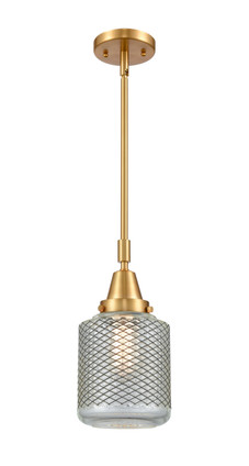 Innovations - 447-1S-SG-G262-LED - LED Mini Pendant - Caden - Satin Gold