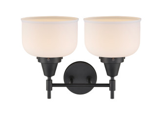 manufacturer_finish:Matte Black|manufacturer_glass:Cased Matte White Large Bell|light_output:220.00lm|color_temperature:2200K|cri:99
